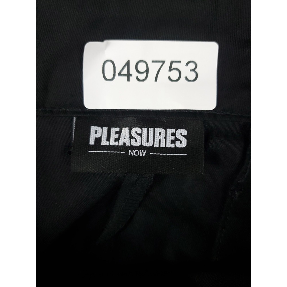 Pleasures Jeans Mens Size 34x32 Black Wretch Work Trousers Pants Straight Leg - Picture 9 of 10